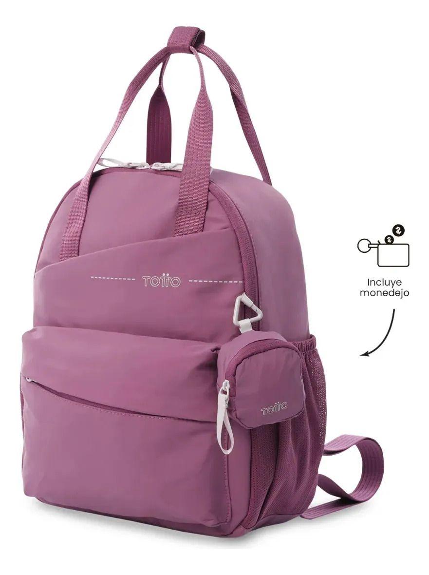 Mochila Universitario Porta Tablet 10  Suzuka Rosado Mujer-5