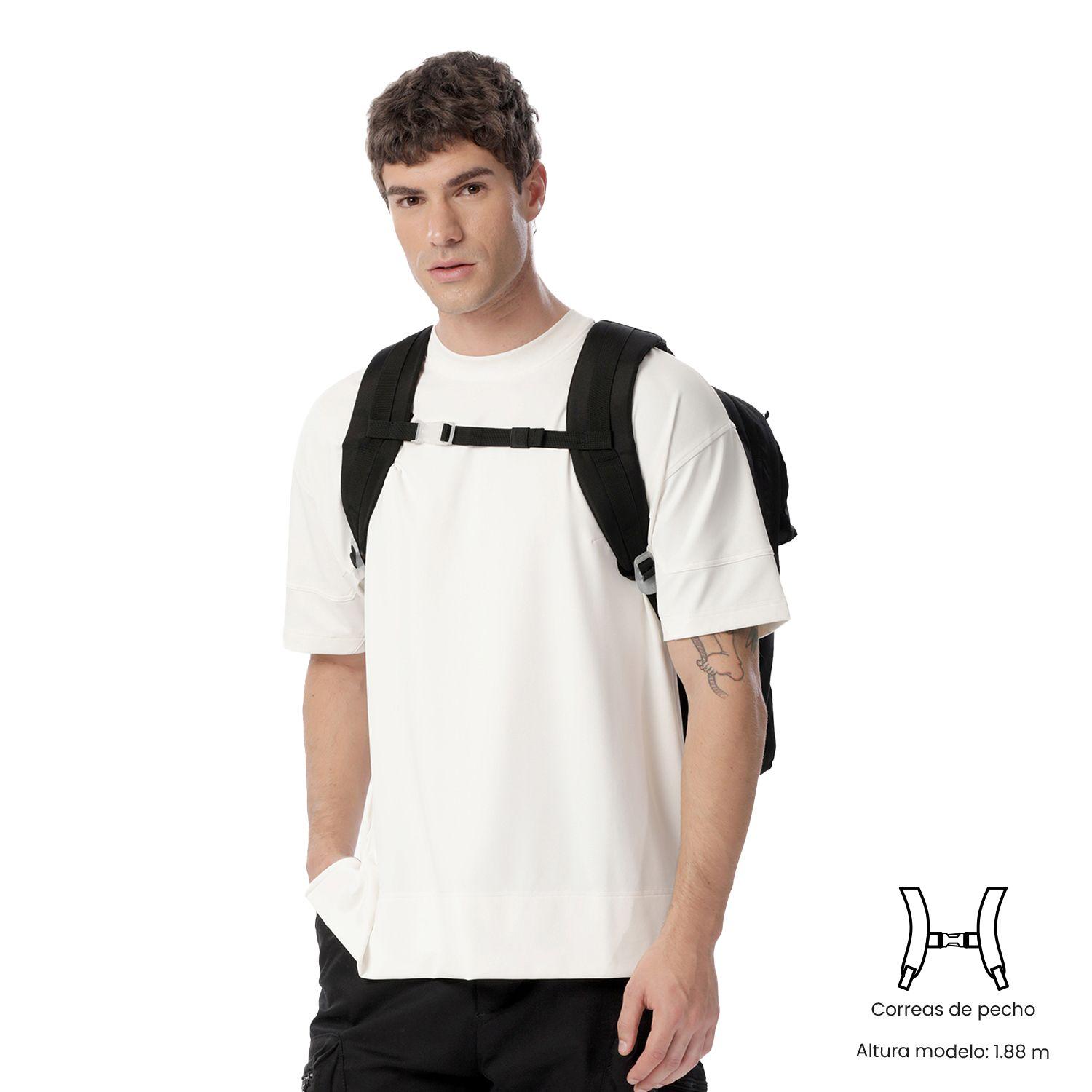 Mochila  de Viaje Grande Elan Travel Negro  Totto-2