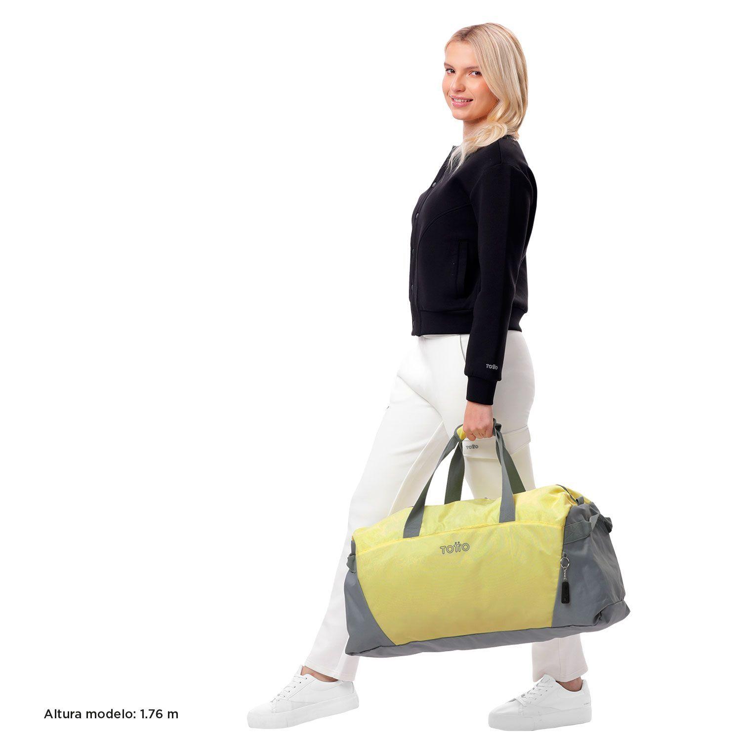 Bolso Deportivo Active Pro Grande Amarilla Totto-2