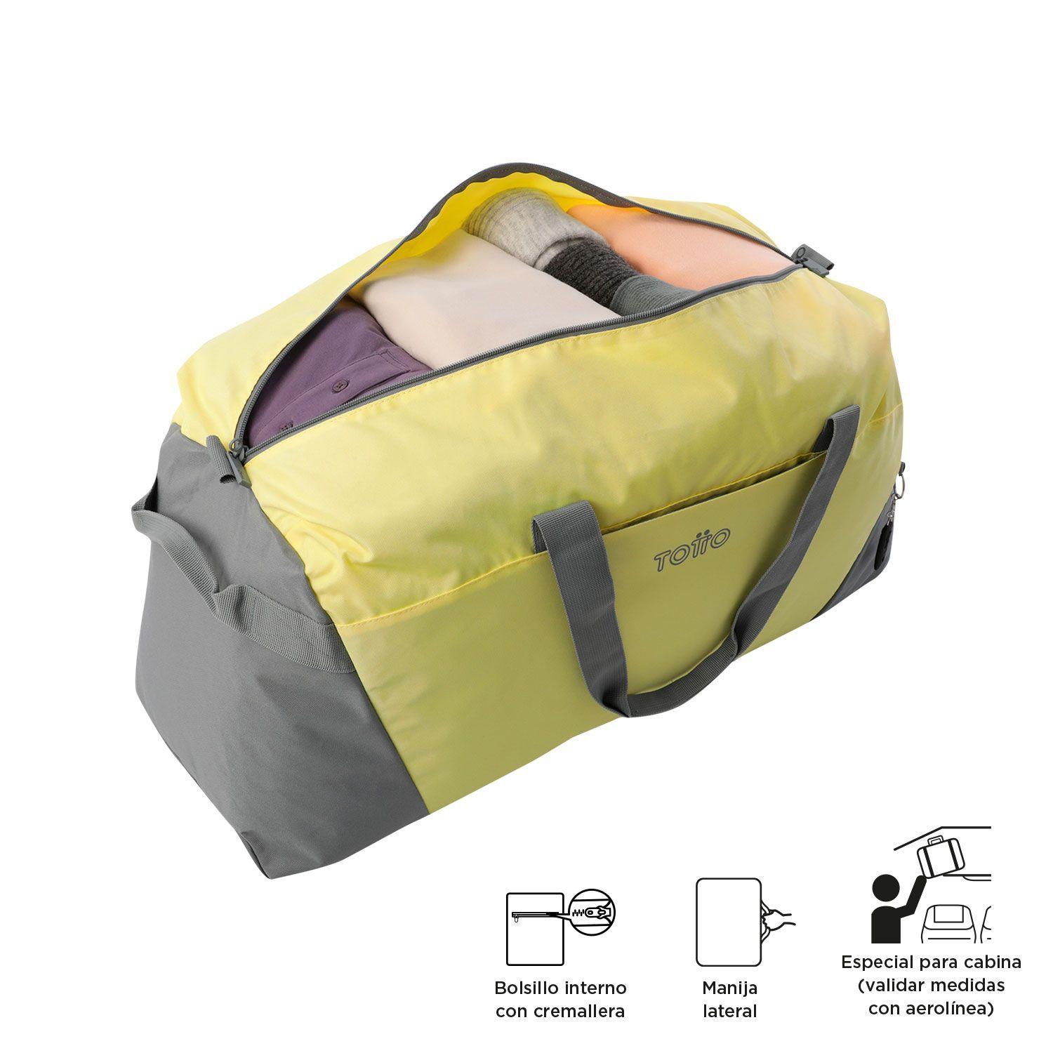 Bolso Deportivo Active Pro Grande Amarilla Totto-4
