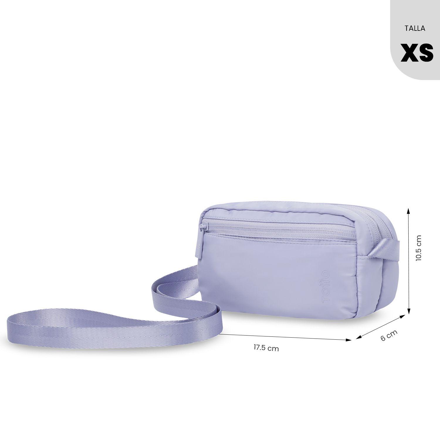 Cartera riñonera Mujer Bombo Pequeña Morada Totto-2