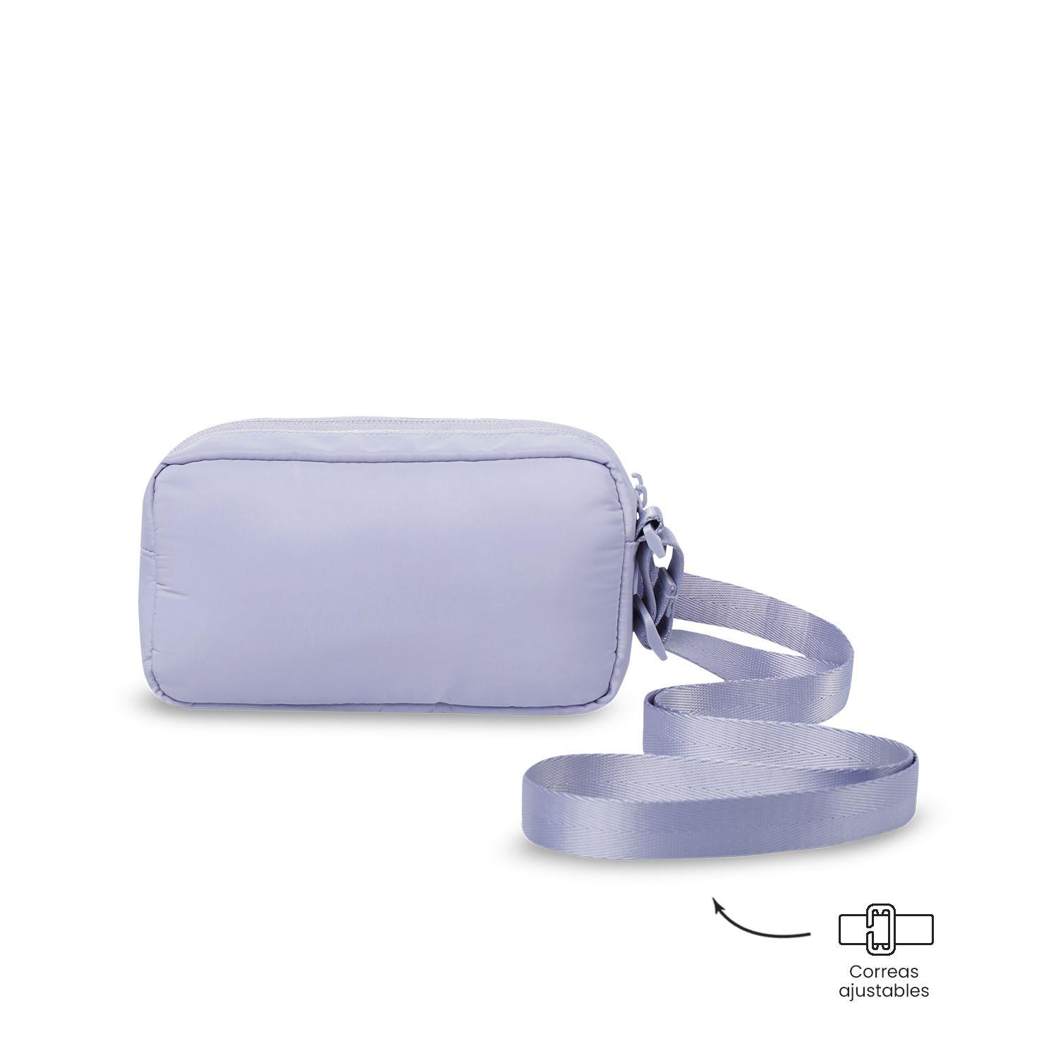 Cartera riñonera Mujer Bombo Pequeña Morada Totto-3