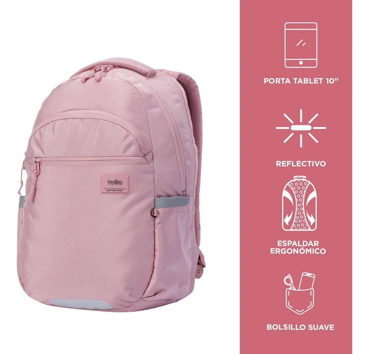 Mochila Notebook Urbana Totto Mujer Ind241 - Antirobo Rpet-3