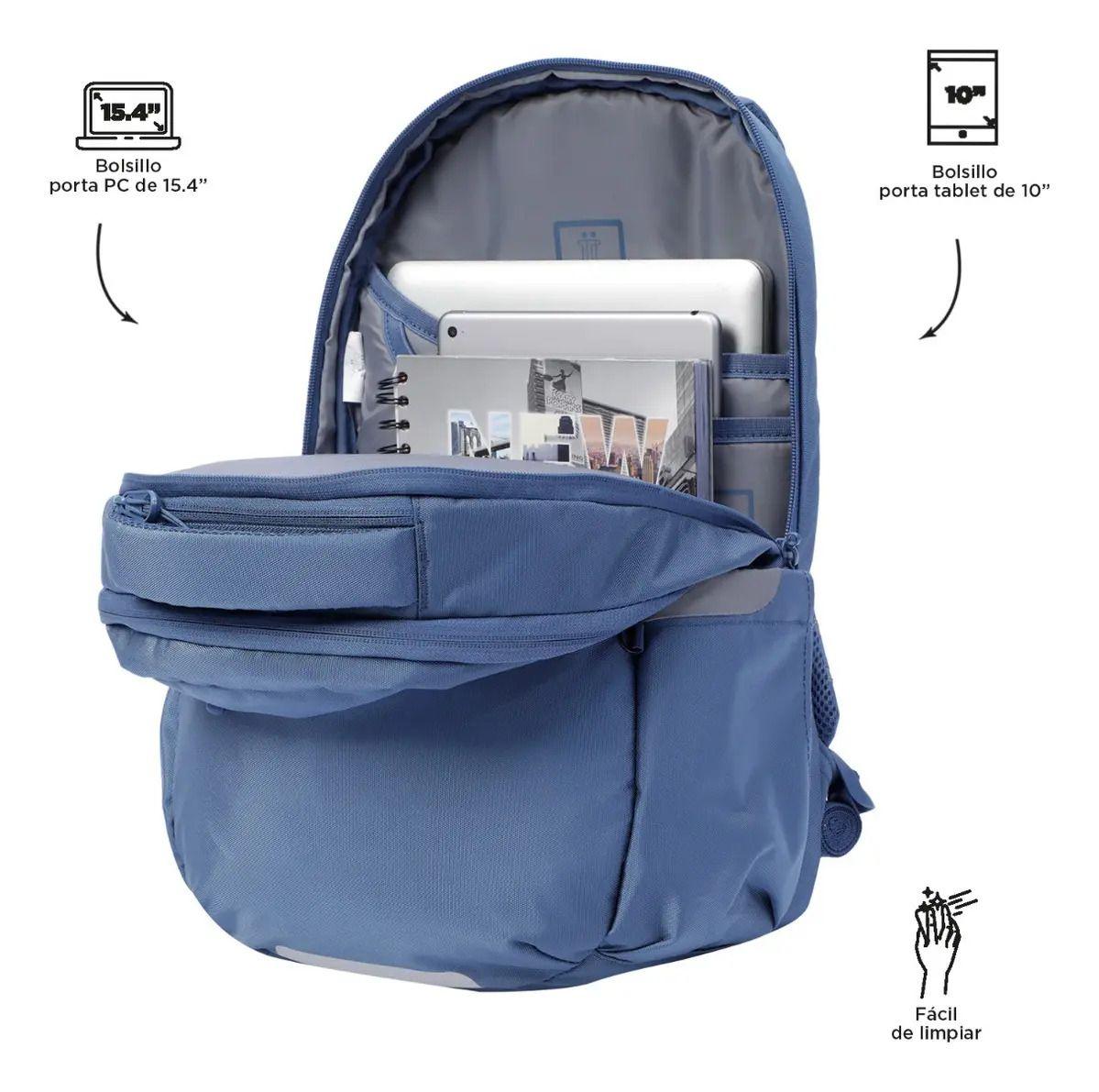 Mochila Notebook Urbana Totto Mujer Ind241 - Antirobo Rpet-4