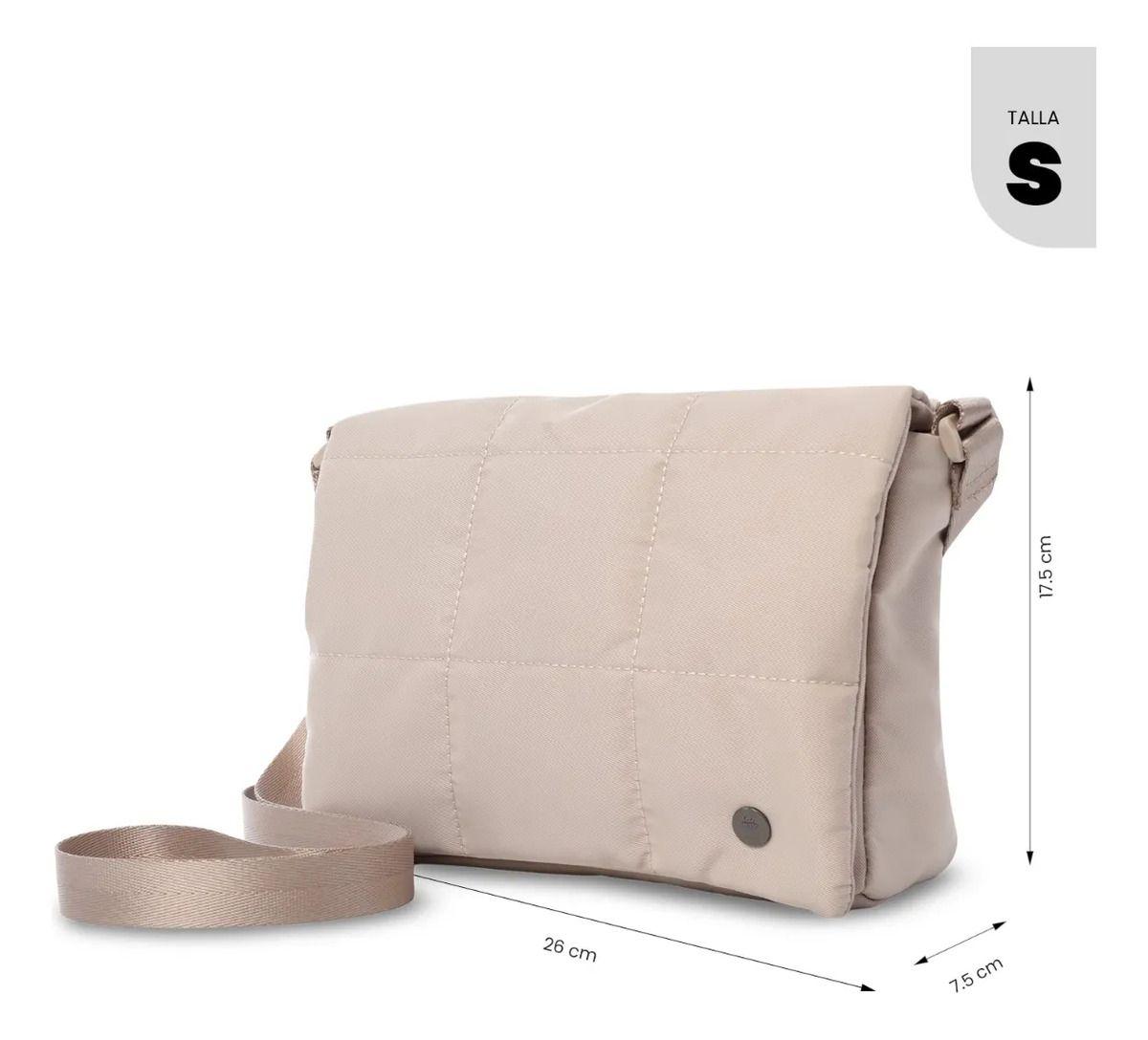 Bolso Para Mujer Freya Tipo Crossbody Pequeño Beige-2