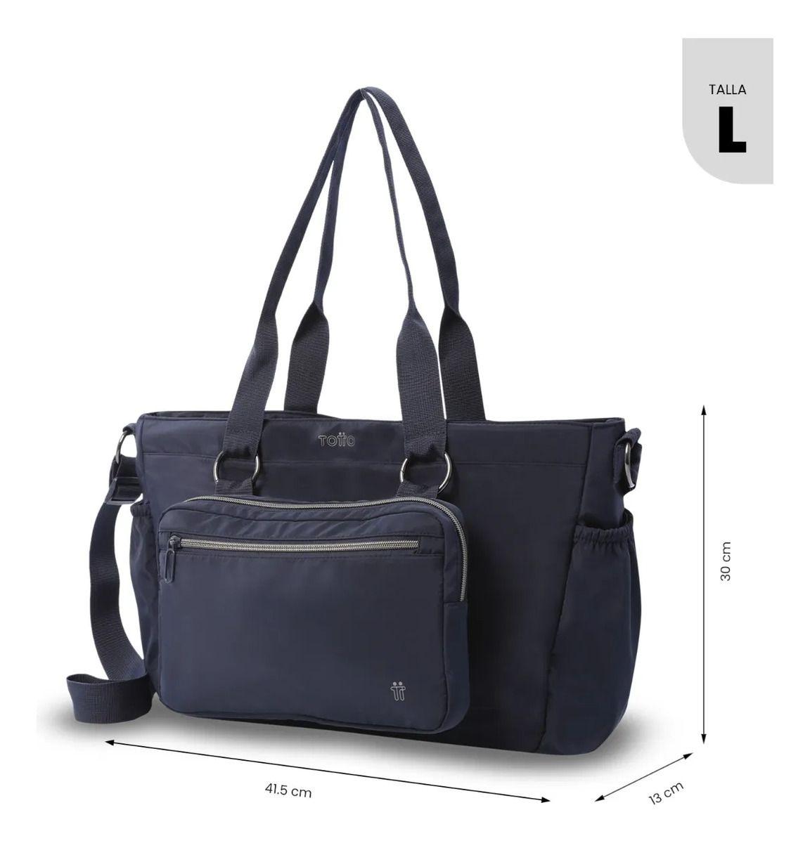 Tote Bag Para Mujer Set X2 Brasil Porta Pc 15  Azul-2