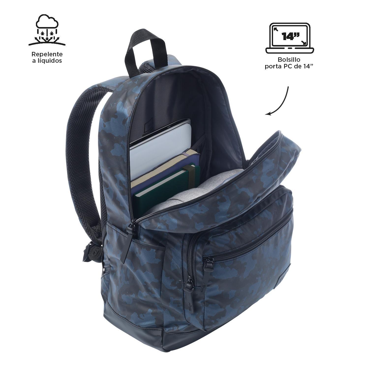 Mochila Escolar Tocax Cuarzo Blue-4