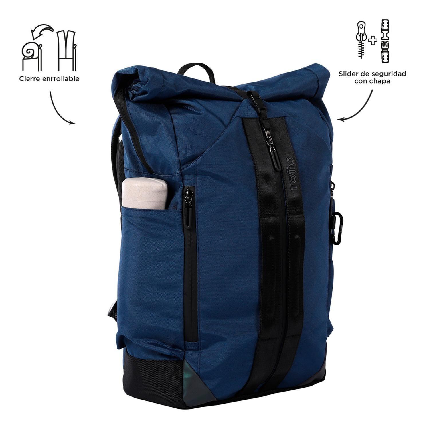 Mochila Hombre Totto Spurn 2.0 Deportivo Poseidon-5