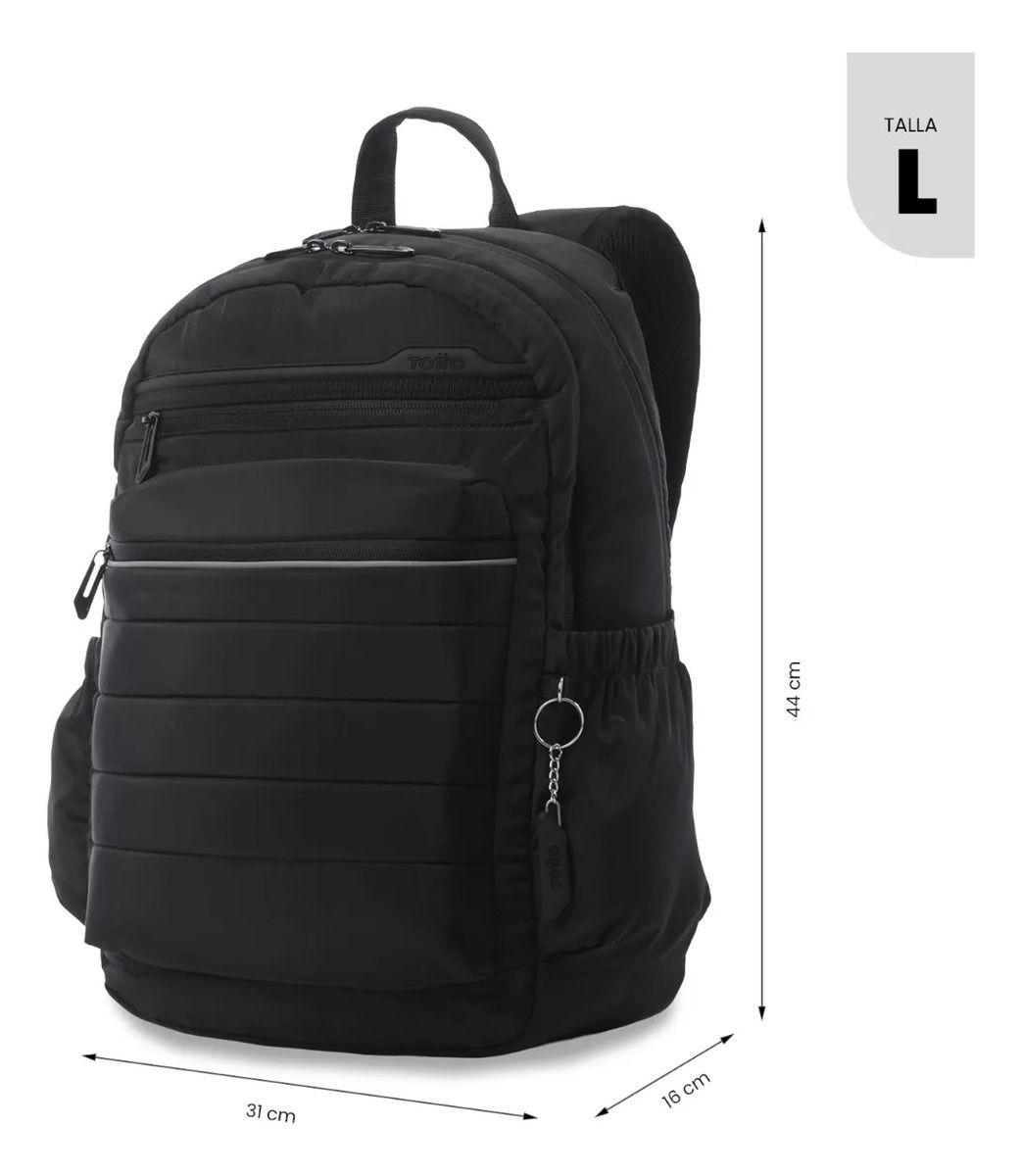 Mochila Universitario Plaine 2.0 Porta Pc 14  Negro-2