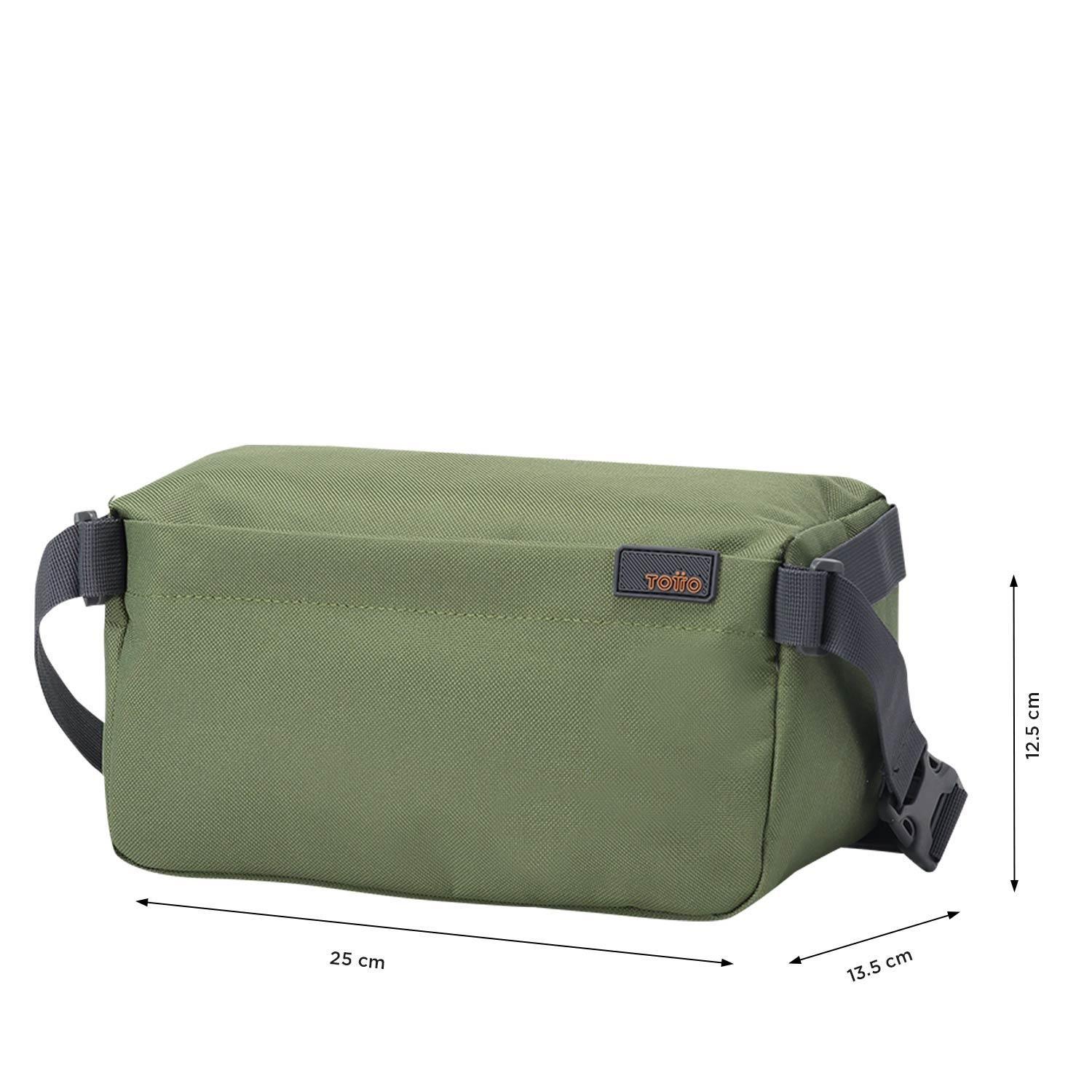 Banano Totto Expandible con Bolsillo Secreto Rashy Loden Green-1