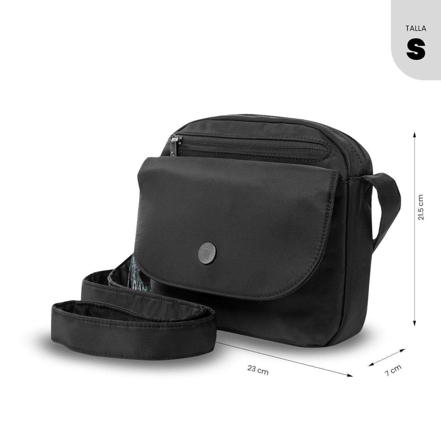 Cartera para Mujer Corneana tipo Crossbody Pequeño Negro-2