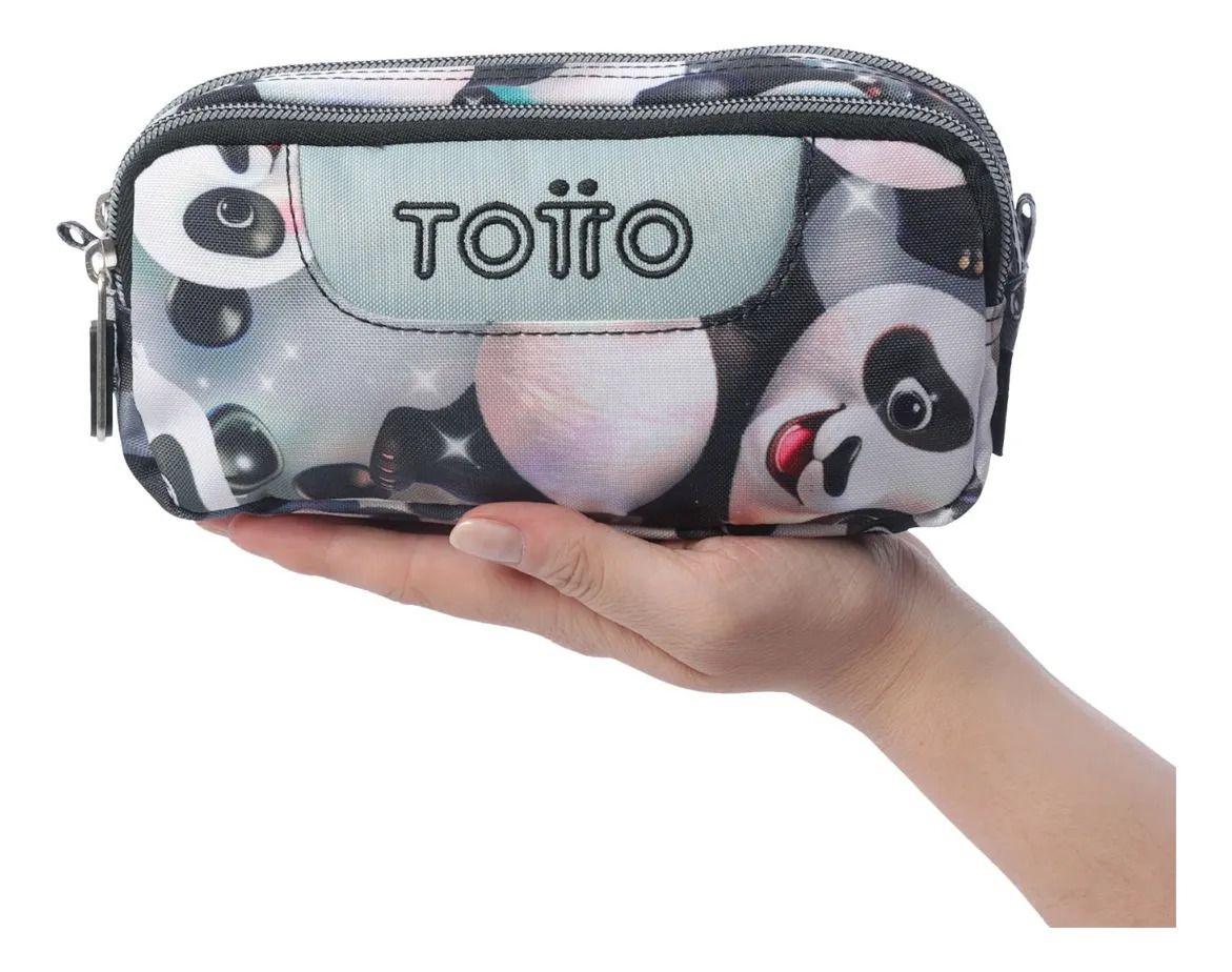 Estuche Escolar Pequeña Para Niña Sobre Gris-2