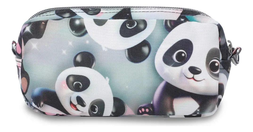 Estuche Escolar Pequeña Para Niña Sobre Gris-4