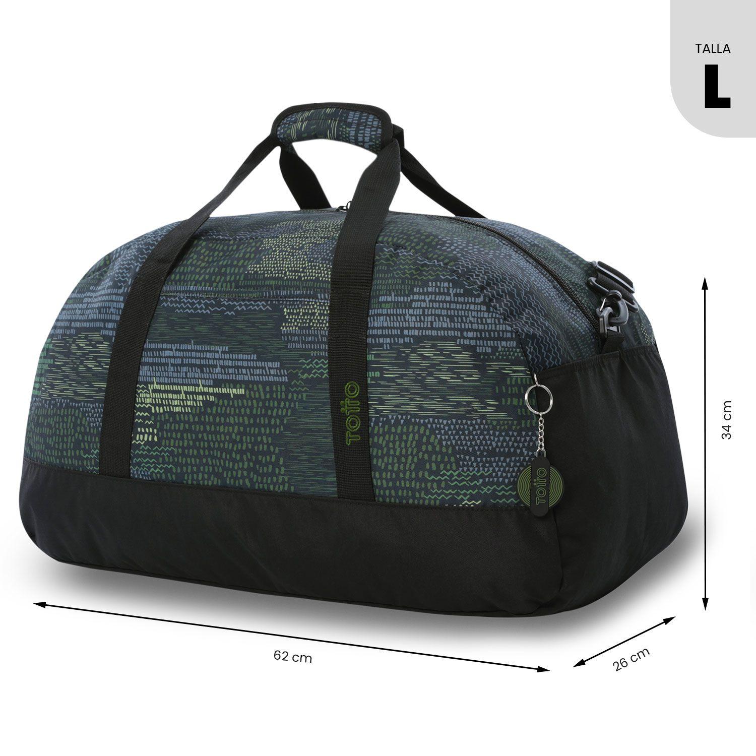 Bolso deportivo Active Grande Negro Totto-3