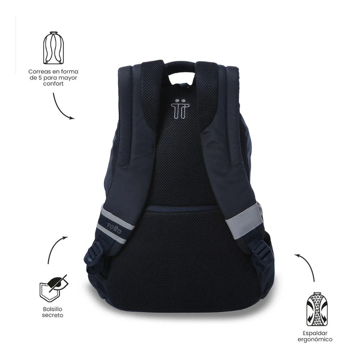 Mochila Universitario Misisipi 2.0 Porta Pc 14  Azul-3