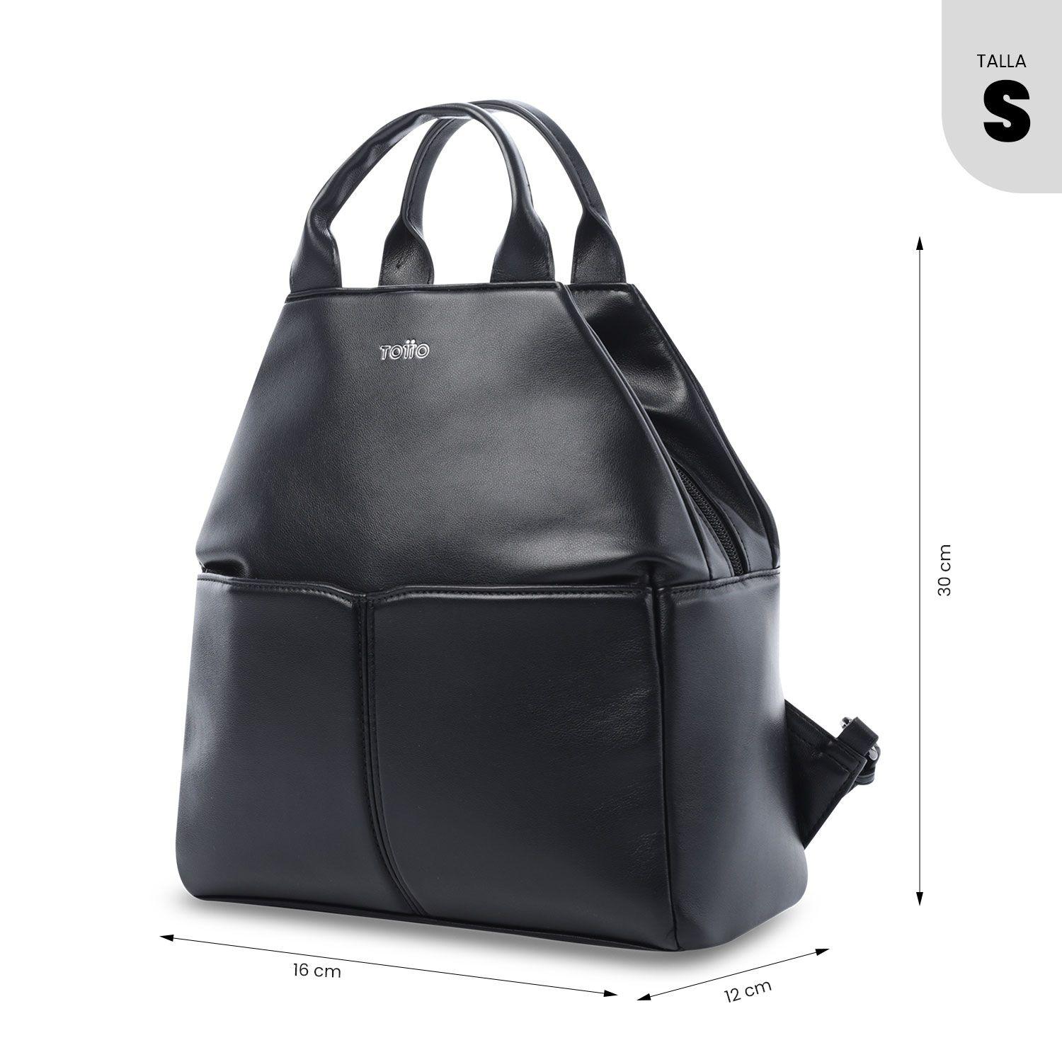 Bolso Universitario de moda Style 1 Negro Mujer Totto-2