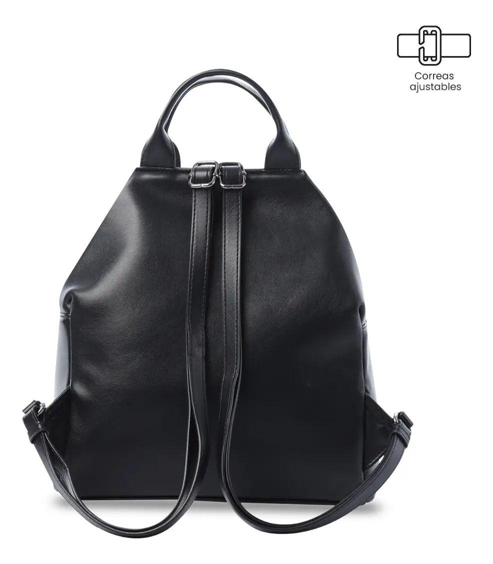 Cartera Totto Universitario De Moda Style 1 Negro-2