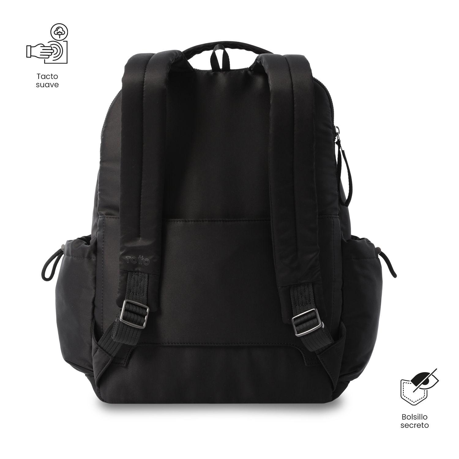 Mochila Universitario Estambul Porta PC 14" Negro Mujer-3