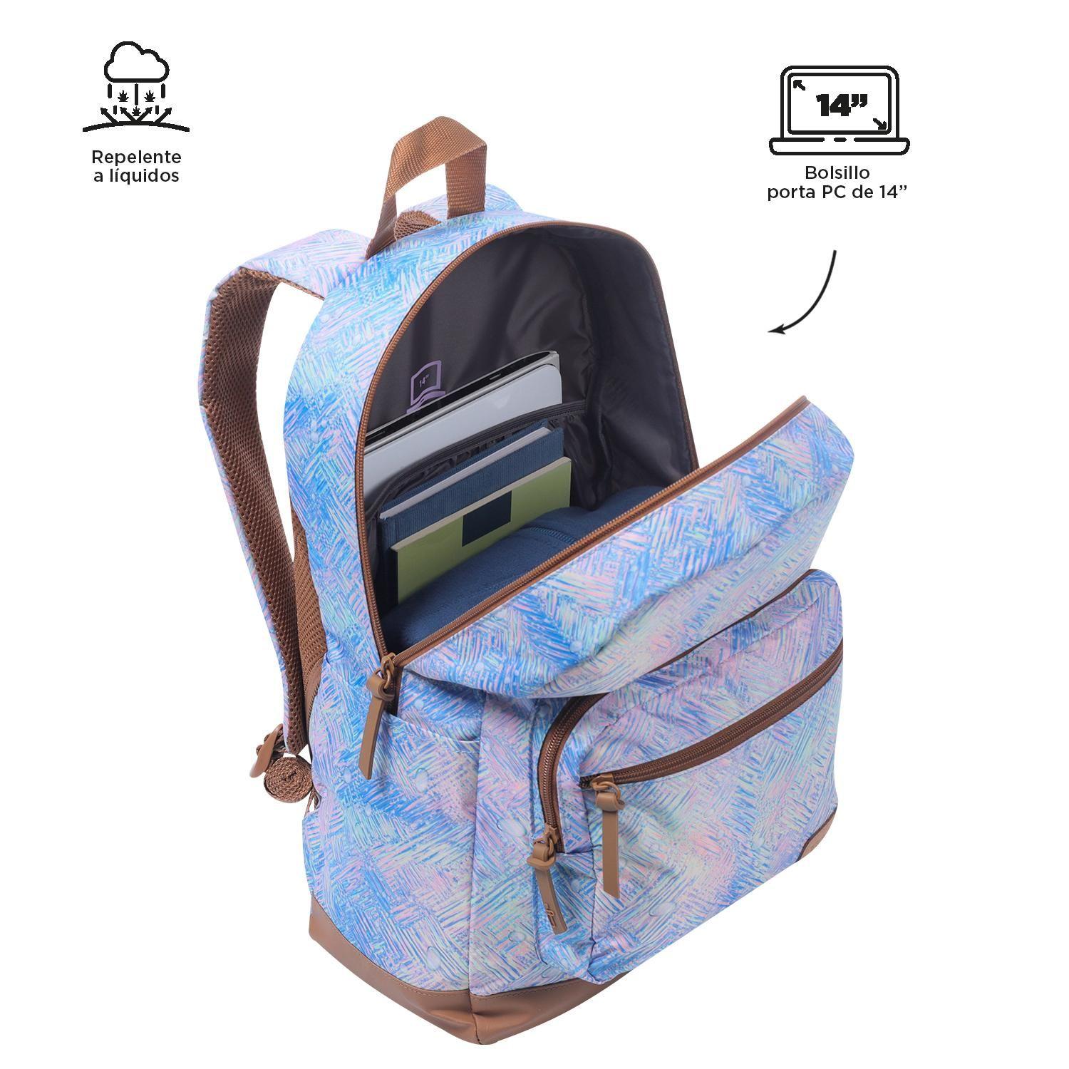 Mochila Urbana Tocax Azul Mujer-4