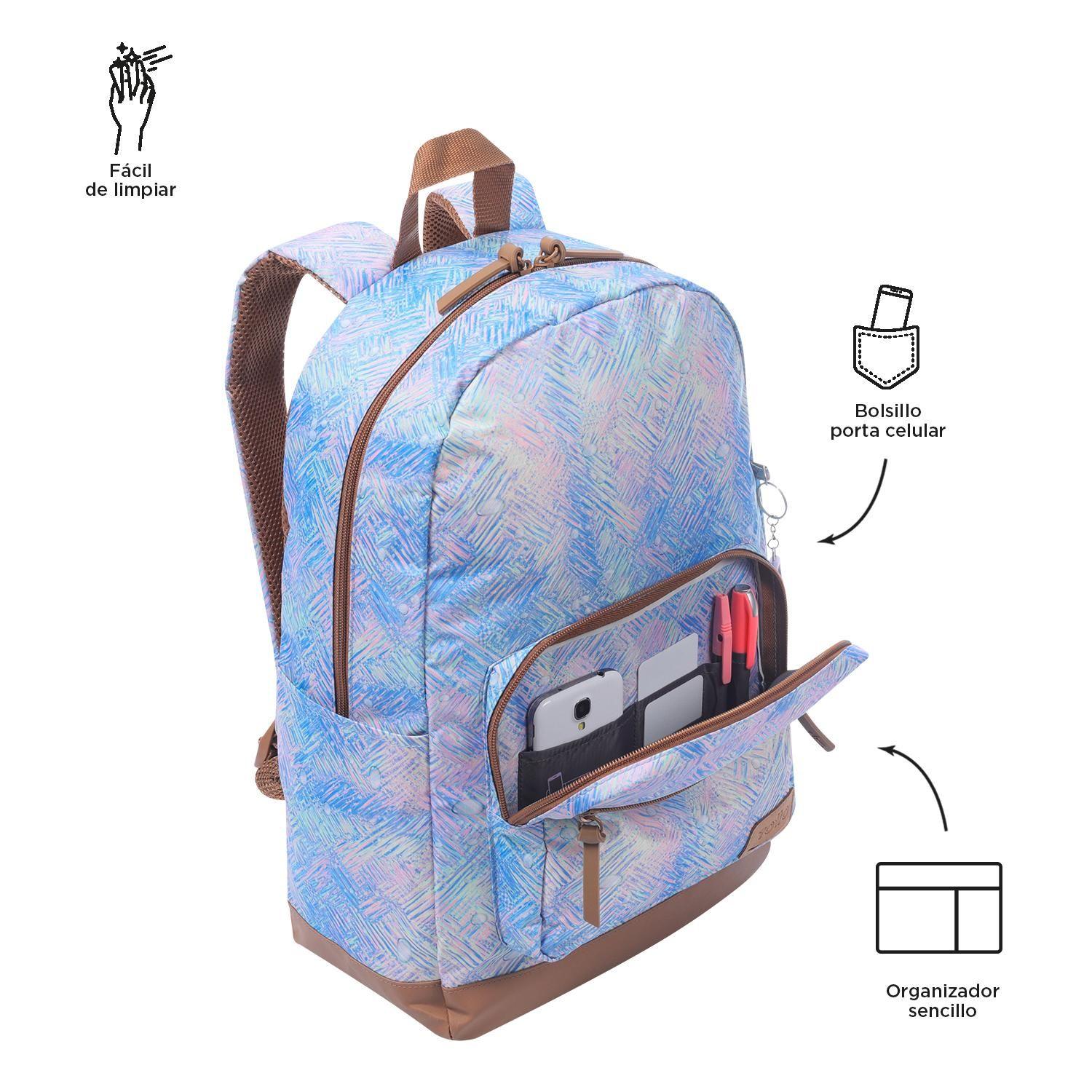 Mochila Urbana Tocax Azul Mujer-5