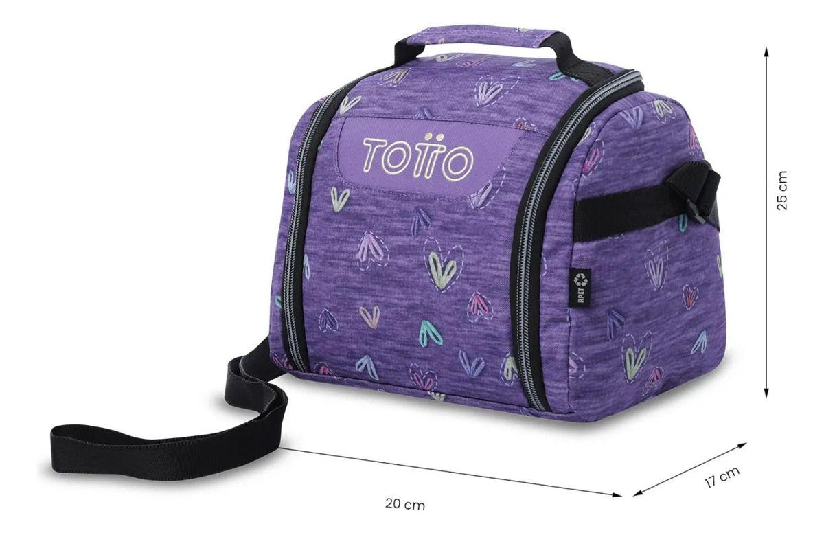 Lonchera Térmica Para Mujer Resaltador Grande Morada-3