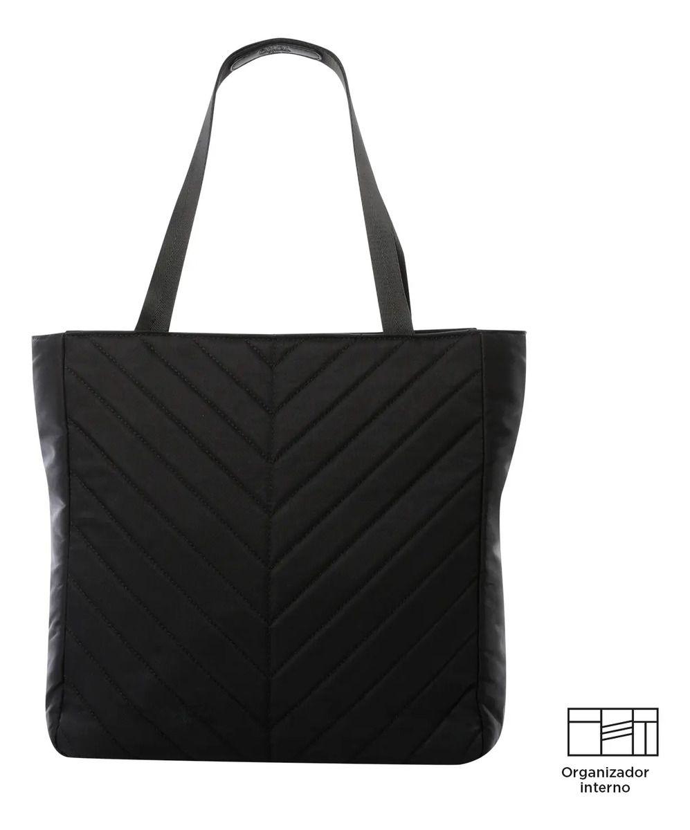 Cartera Tote Para Mujer Malawi Notebook 13  Negro Totto-3