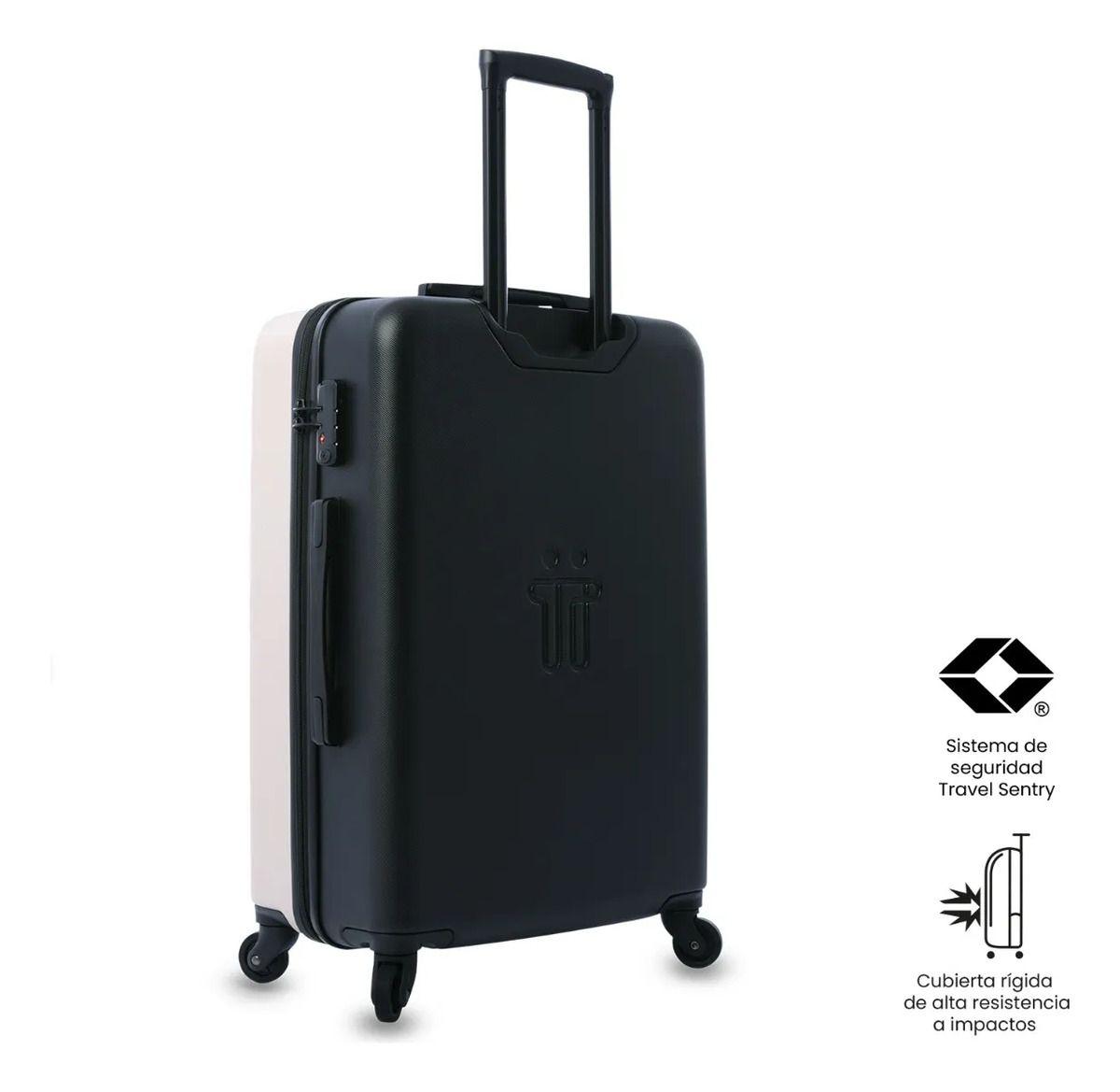 Maleta De Viaje Mediana 360 Bazy Rosada-4