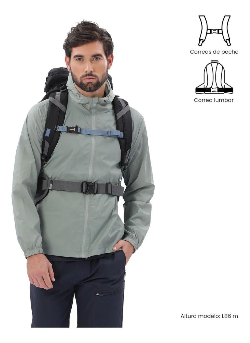 Mochila Outdoor Summit 50 Mediano Negro-2