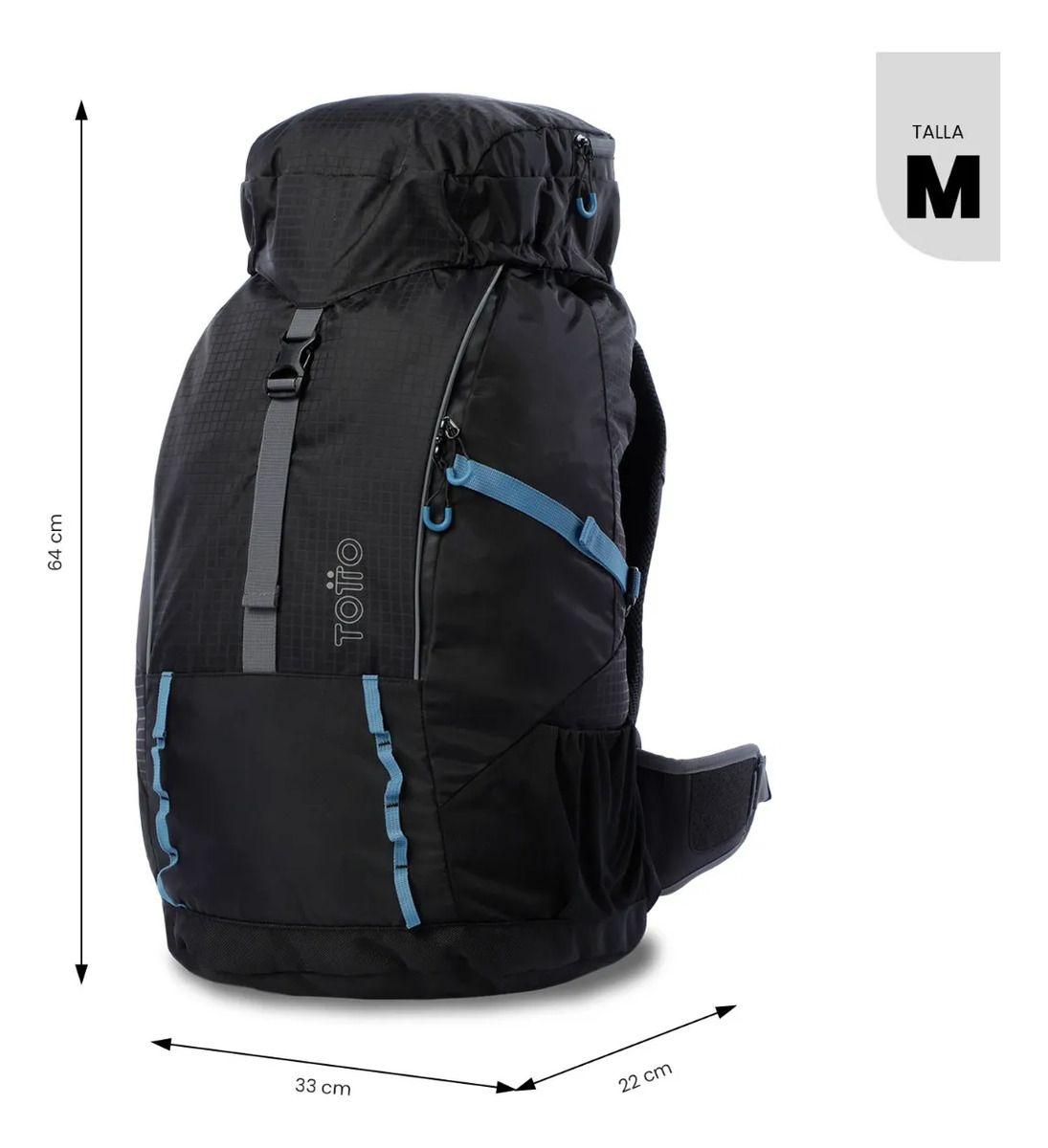 Mochila Outdoor Summit 50 Mediano Negro-3