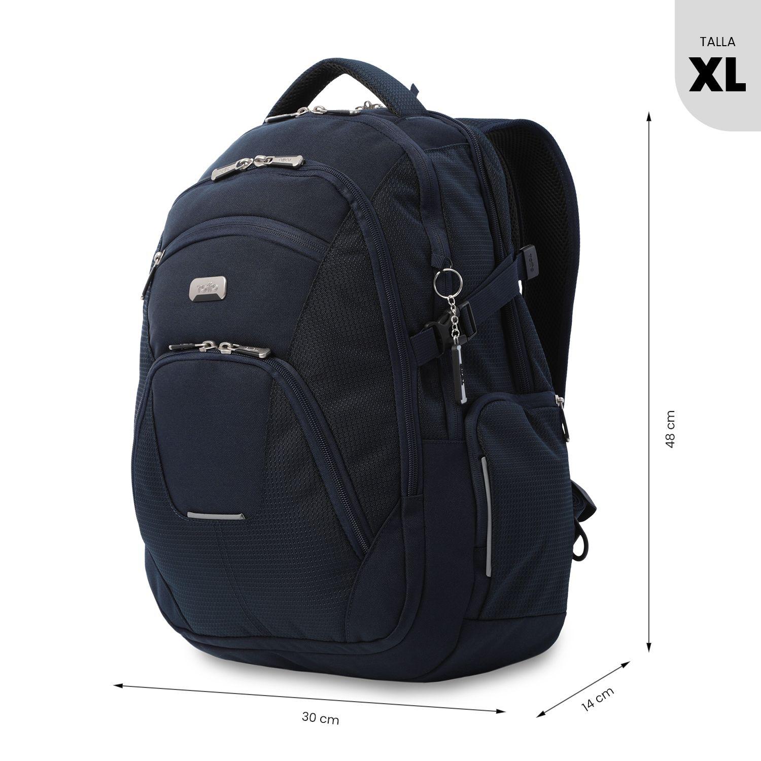 Mochila Ejecutivo Porta PC 16" Polixan 3.0 Azul Hombre-2