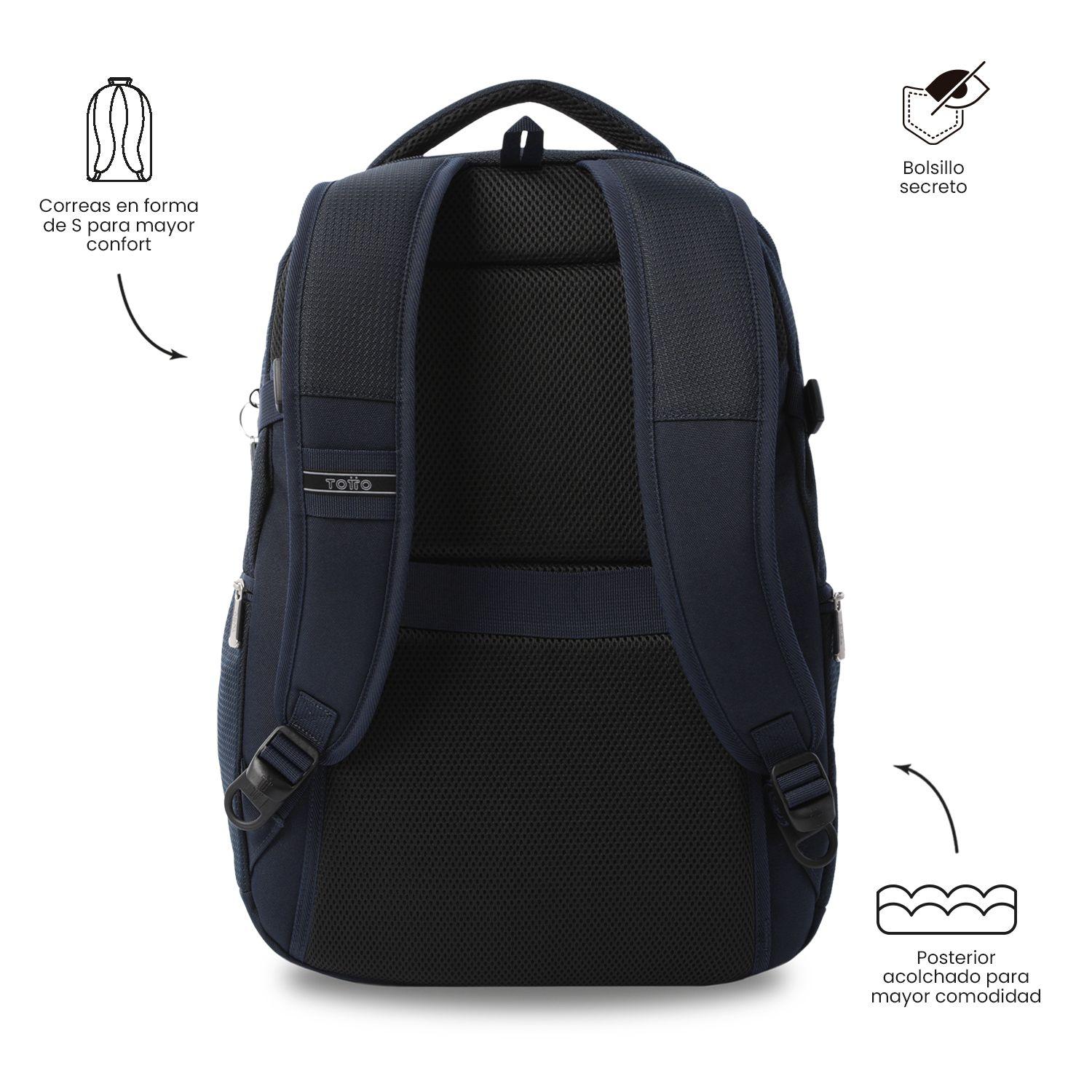 Mochila Ejecutivo Porta PC 16" Polixan 3.0 Azul Hombre-3
