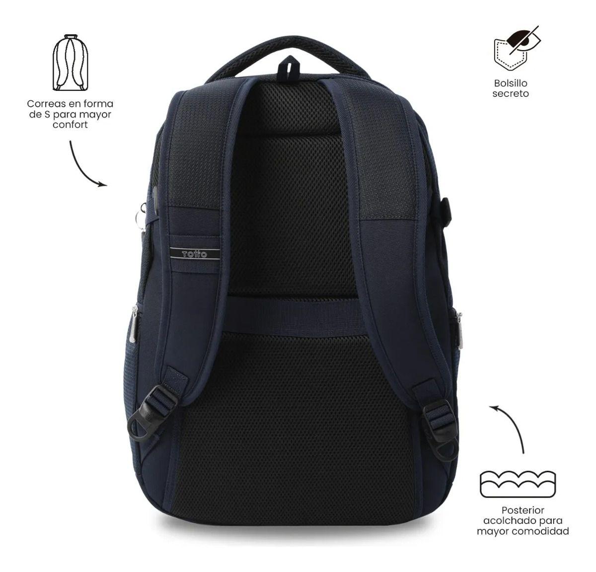 Mochila Ejecutivo Porta Pc 16  Polixan 3.0 Azul Hombre-2