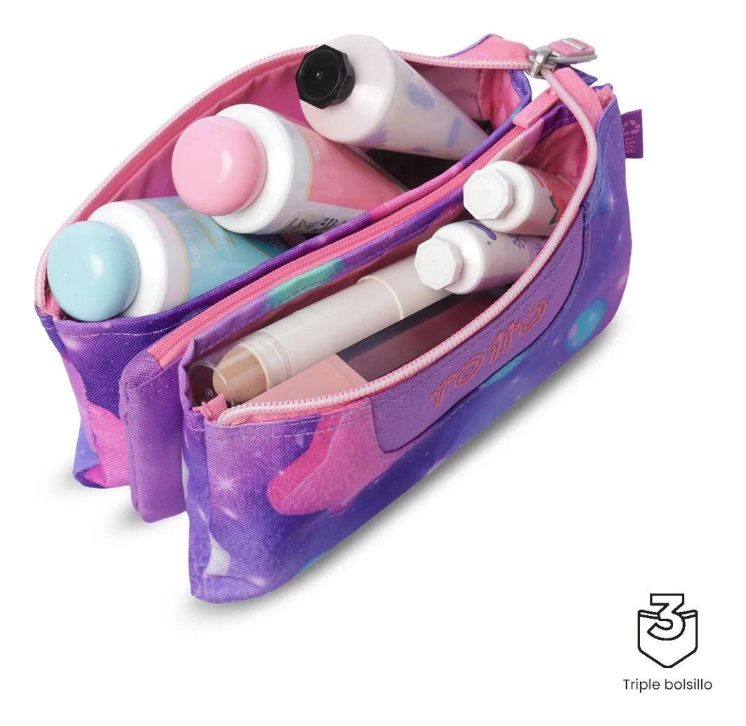 Estuche Multiuso Tablero Pequeña Rosada Mujer-3