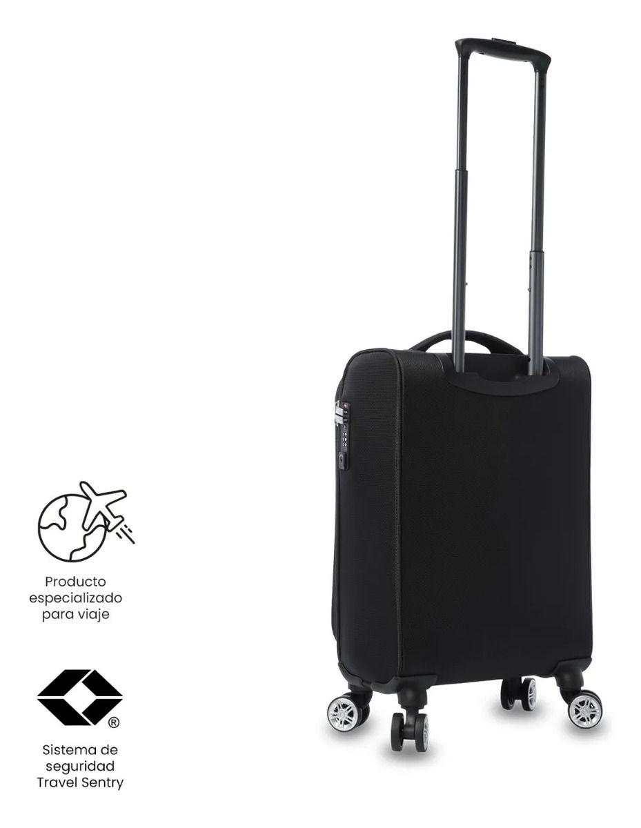 Maleta De Cabina 360 Liviana S1 10 Kilos Negra-5