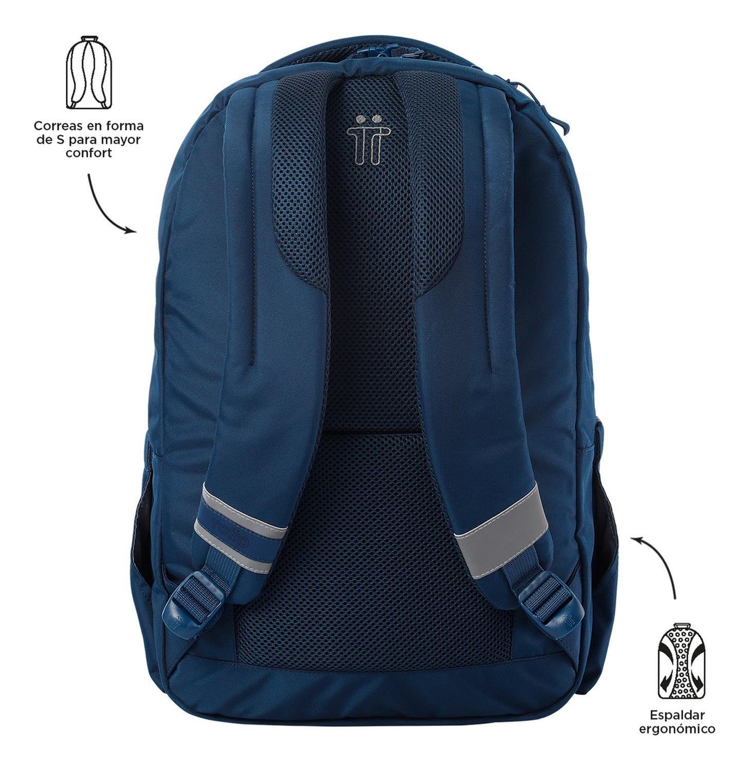 Mochila Ejecutiva Hombre Totto Porta Notebook Indo Poseidon-3