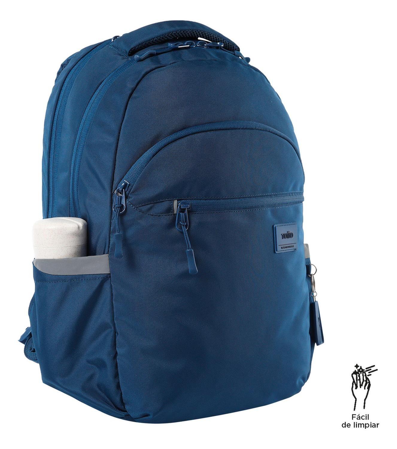 Mochila Ejecutiva Hombre Totto Porta Notebook Indo Poseidon-8
