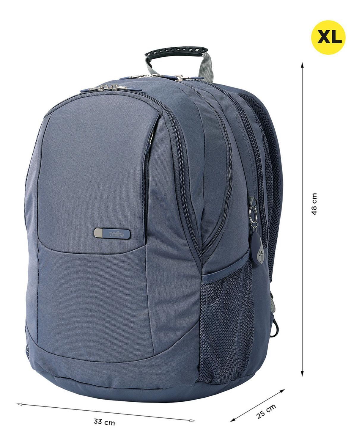 Mochila Ejecutiva Hombre Totto Krimmler Gris Folkstone Gray-2