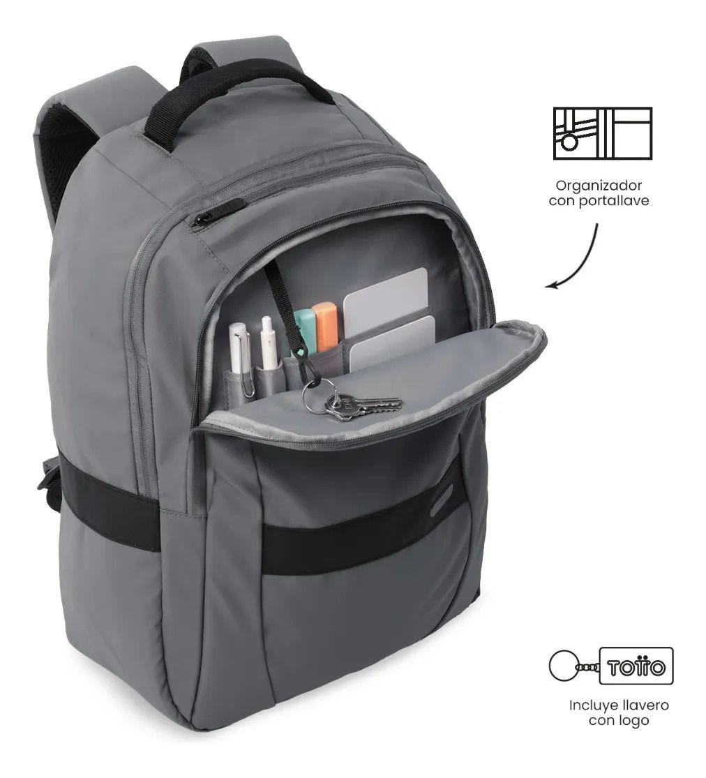 Mochila Para Oficina Pc 16  Wivetto 2.0 Mediano Gris-5