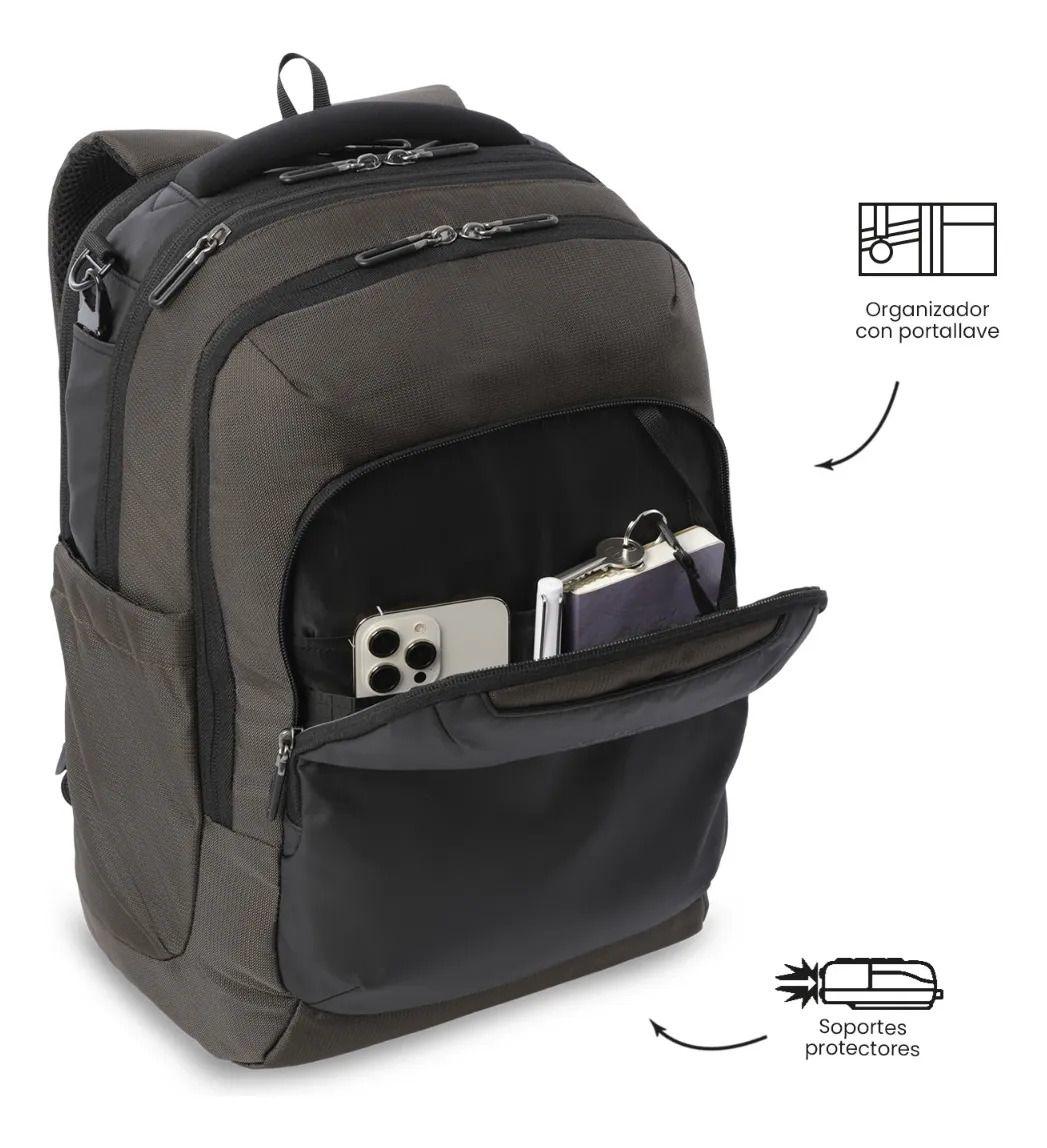 Mochila Para Oficina Pc 16  Gtx 3.0 Grande Café-4