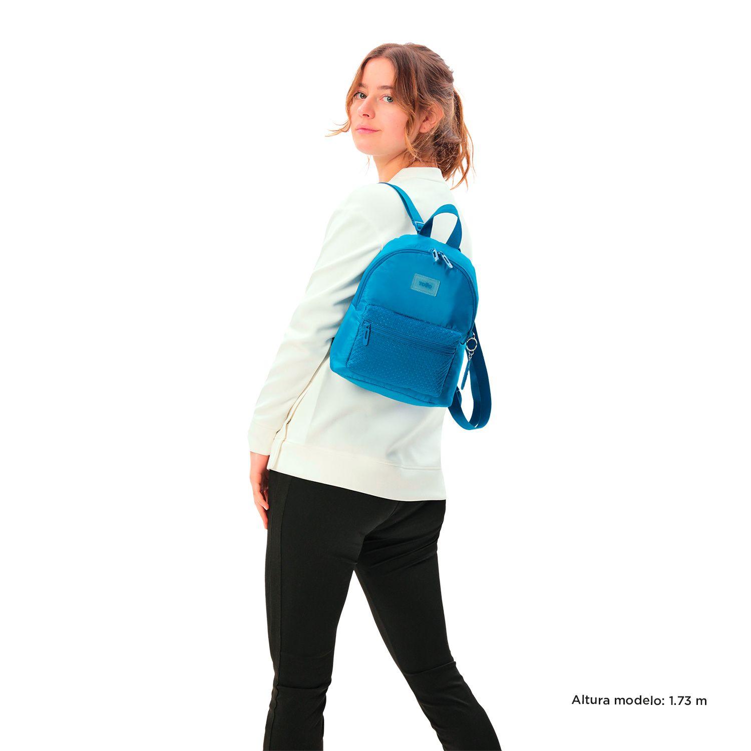 Mochila Urbana Porta Notebook Totto Baltra Azul-1