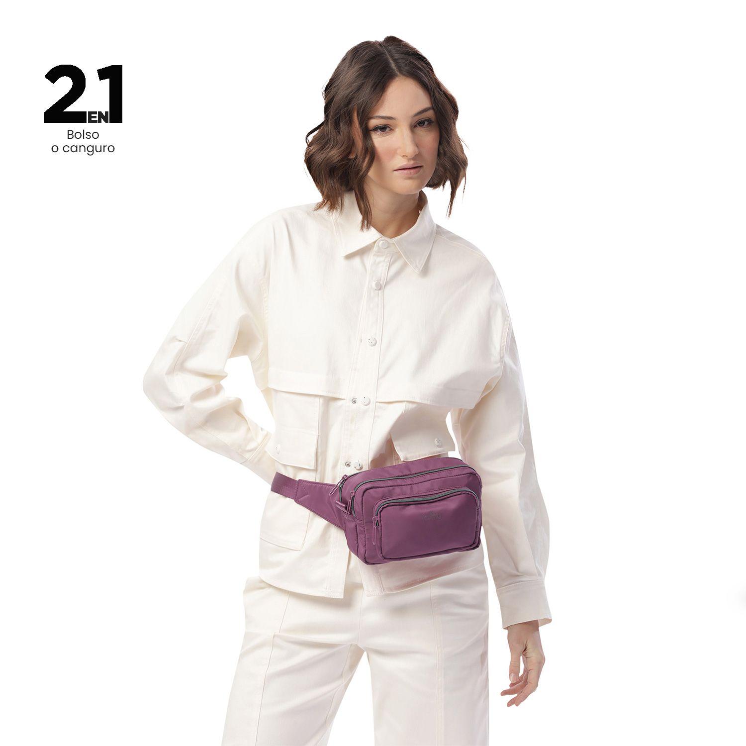 Cartera riñonera 2 en 1 Funty 3.0 Pequeña Rosada Totto-2
