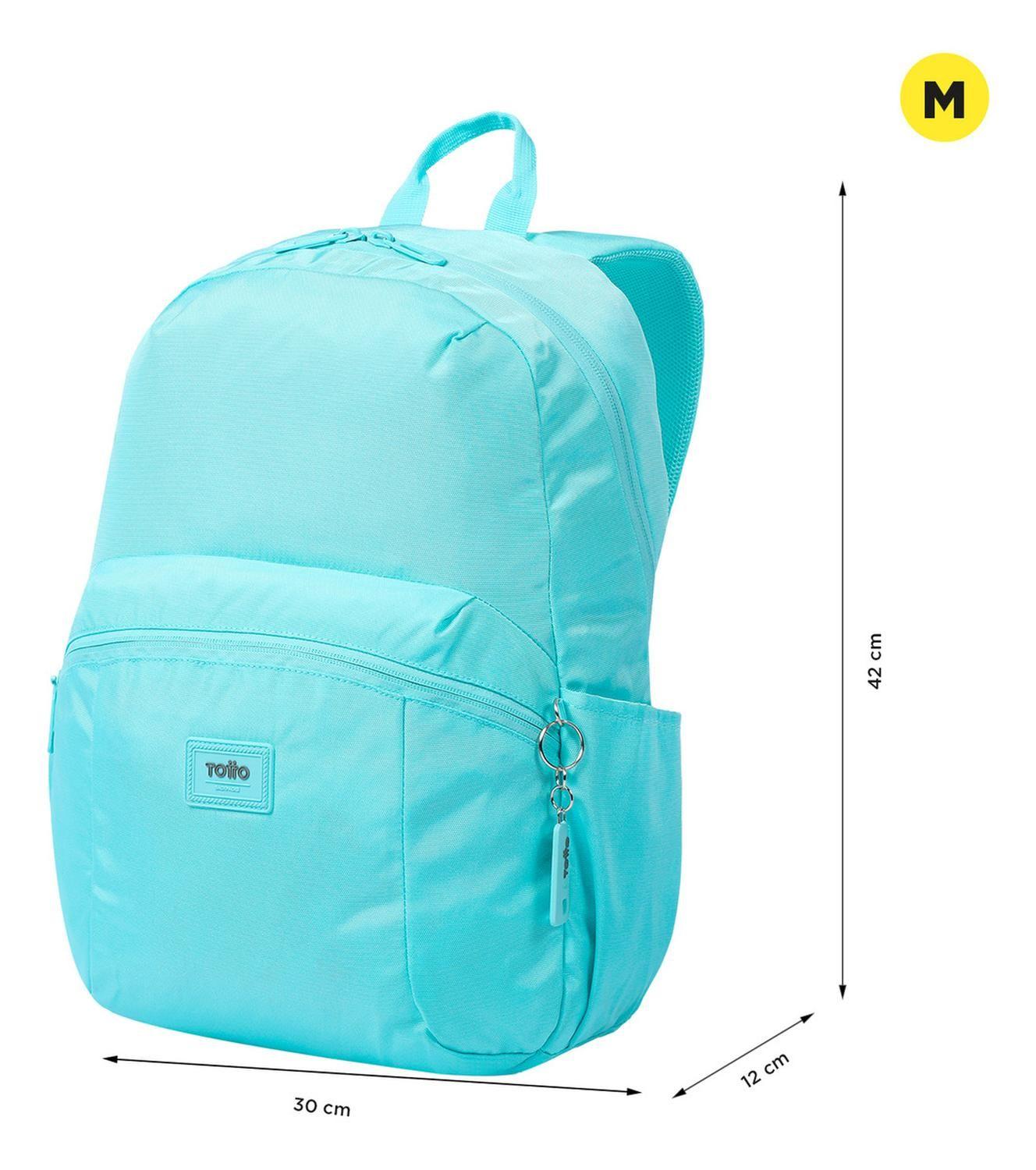 Mochila Mujer Totto Trik M Azul Limpet Shell-2