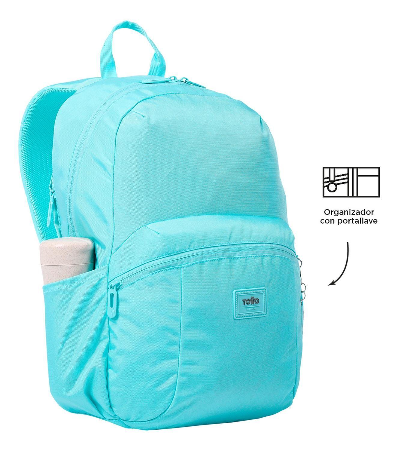 Mochila Mujer Totto Trik M Azul Limpet Shell-5