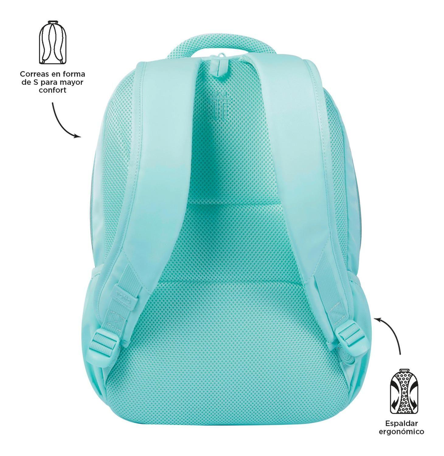 Mochila Mujer Totto Tracer 4 Rpet Azul Limpet Shell-3
