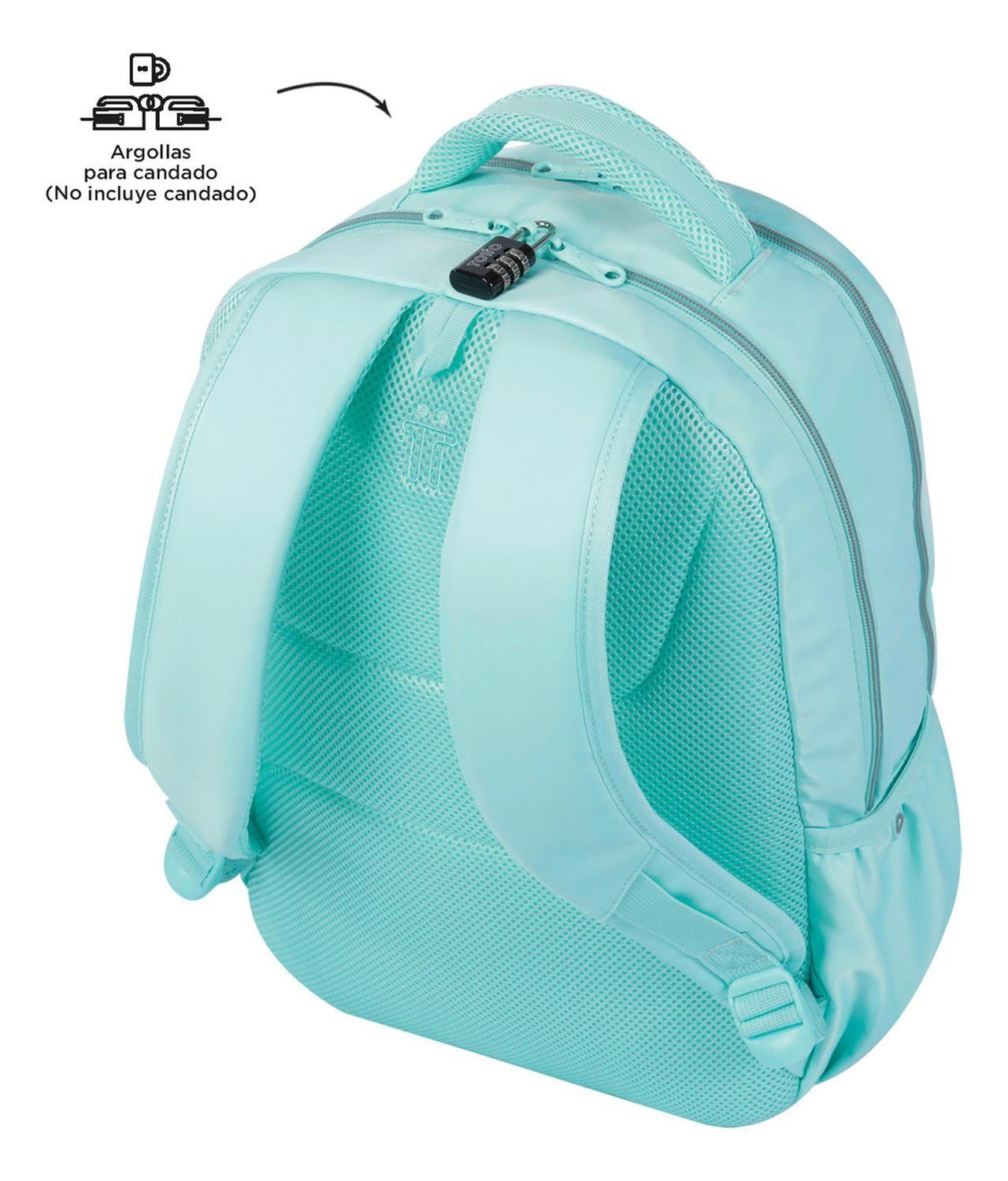 Mochila Mujer Totto Tracer 4 Rpet Azul Limpet Shell-6