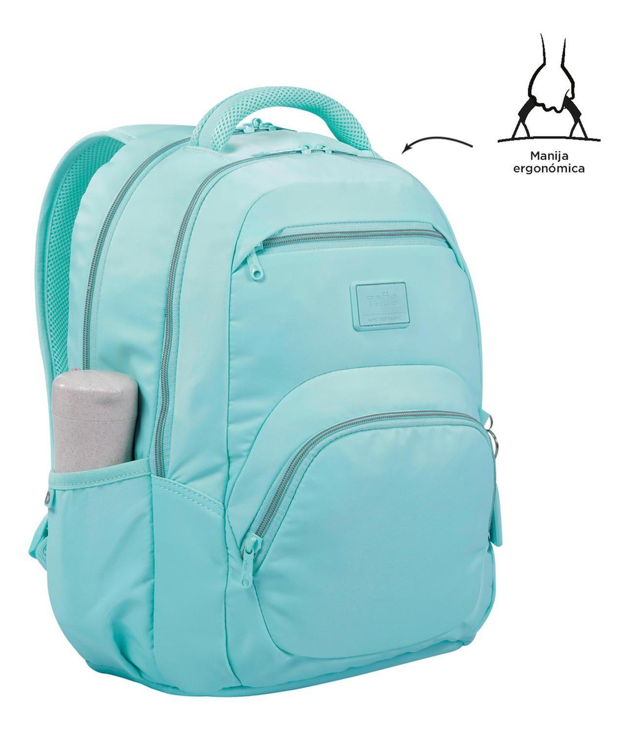 Mochila Mujer Totto Tracer 4 Rpet Azul Limpet Shell-8