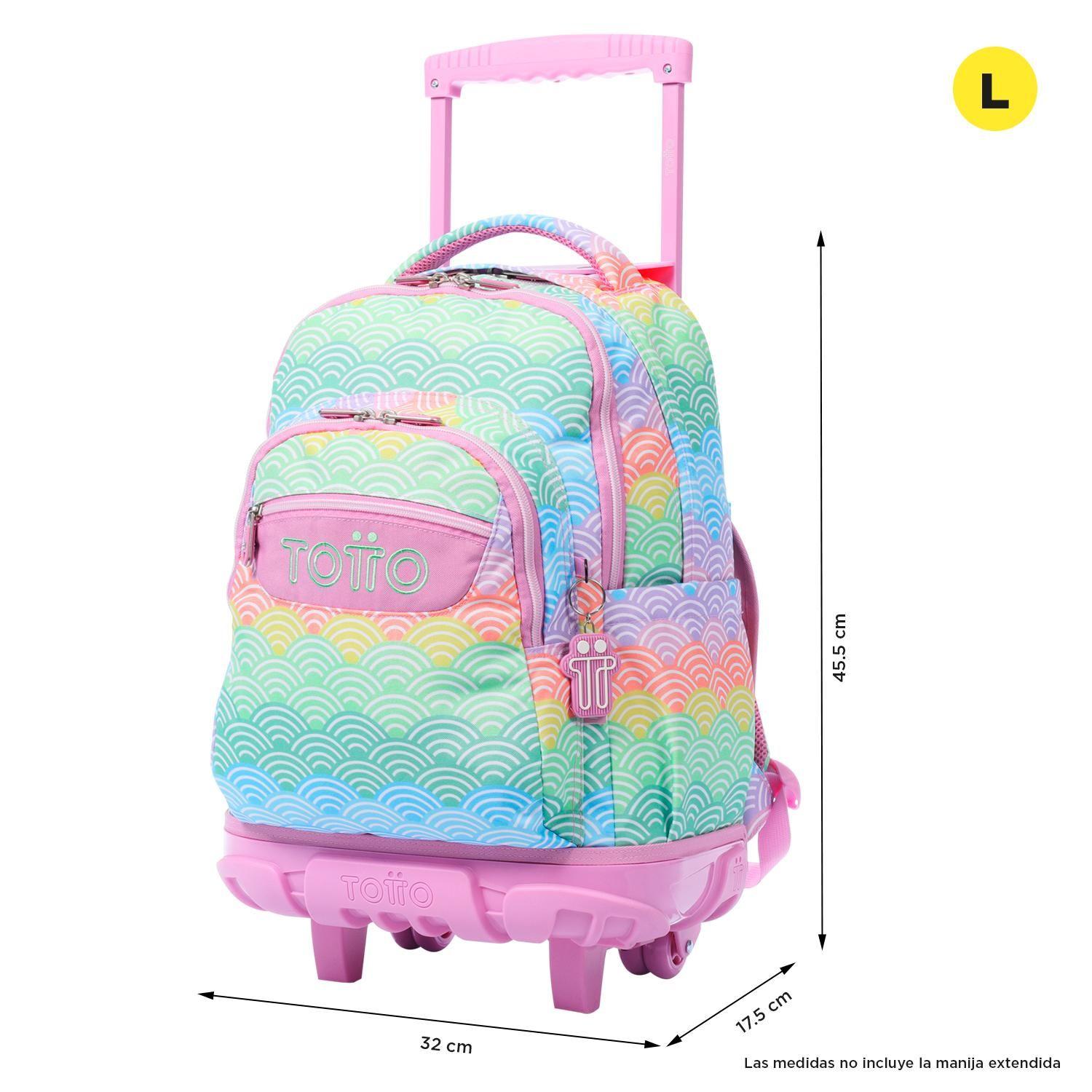 Mochila Escolar con Ruedas Bomper Renglon Coloral-2