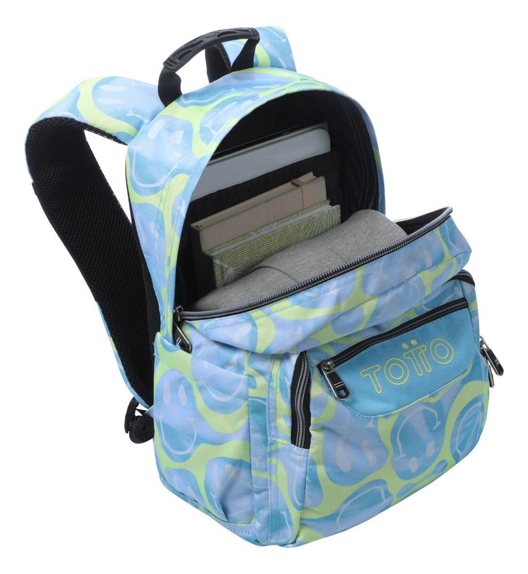 Mochila Escolar Totto Notebook 13" Niña Gommas Rpet-4
