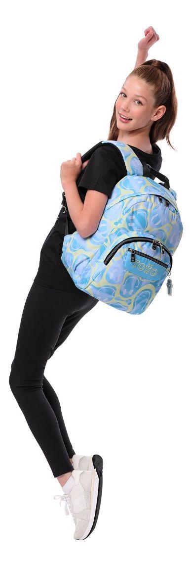 Mochila Escolar Totto Notebook 13" Niña Gommas Rpet-5