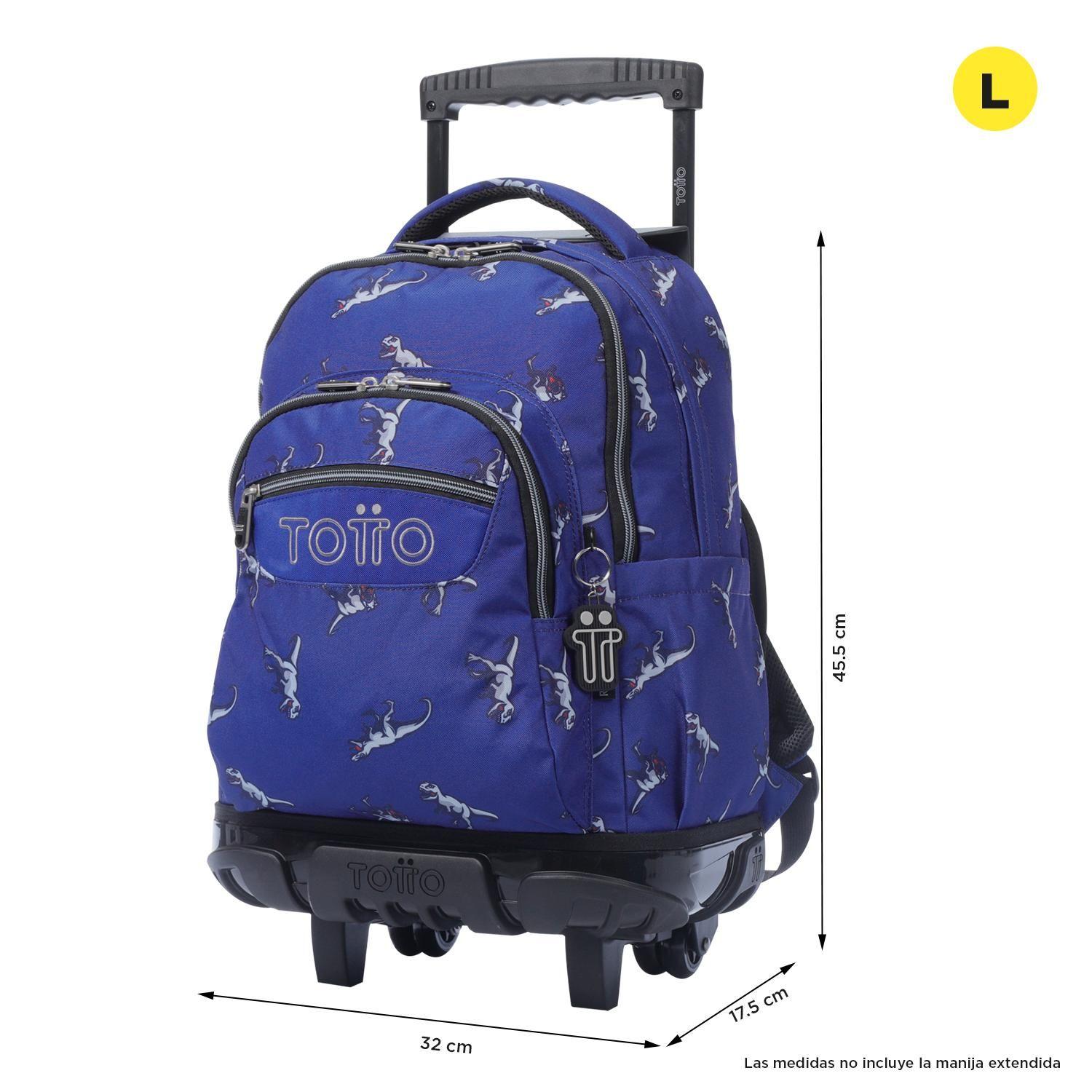 Mochila con Ruedas Niño Renglon Azul-2